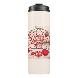 Valentine Greetings Thermal Tumbler