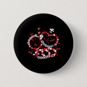 Valentine Happy Xoxo V-day Friendship Bracelets Gi 2 Inch Round Button