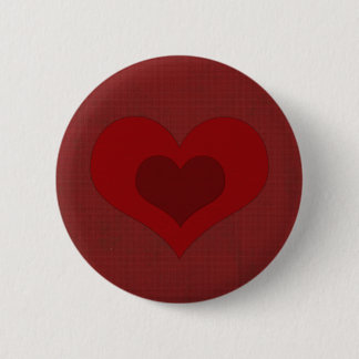 Valentine heart 2 inch round button