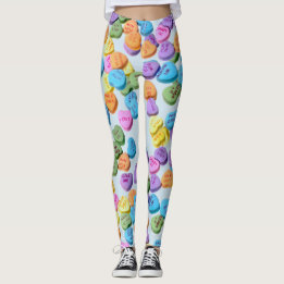 Valentine Heart Candy Leggings