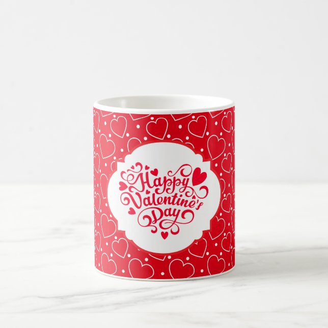 Valentine Heart Coffee Mug (Center)