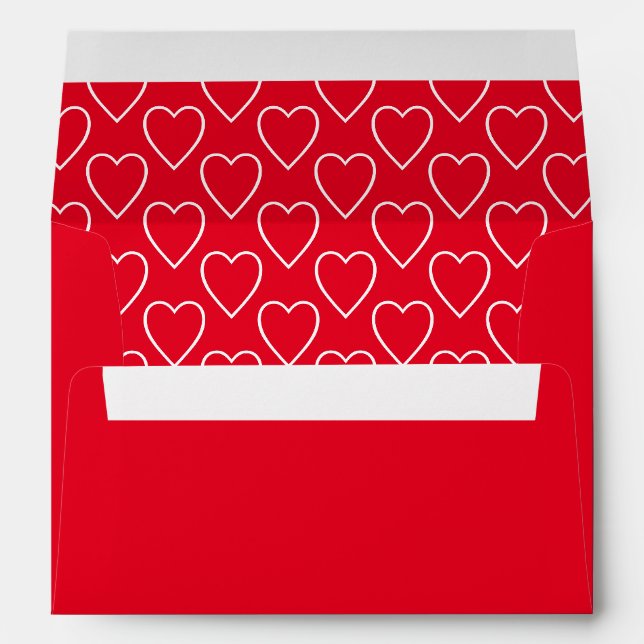 Valentine Heart Envelope (Back (Bottom))