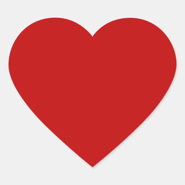 Valentine Heart Heart Sticker (Front)