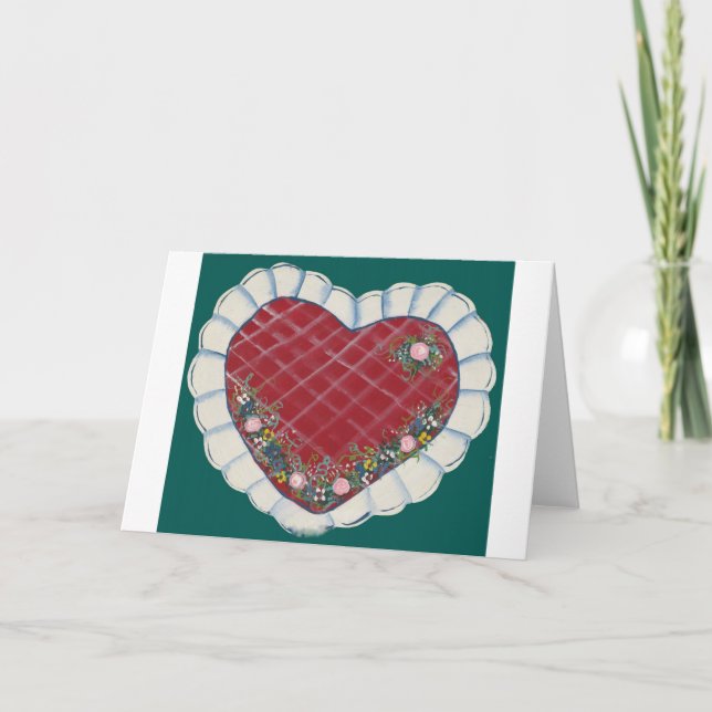 Valentine Heart Holiday Card (Front)