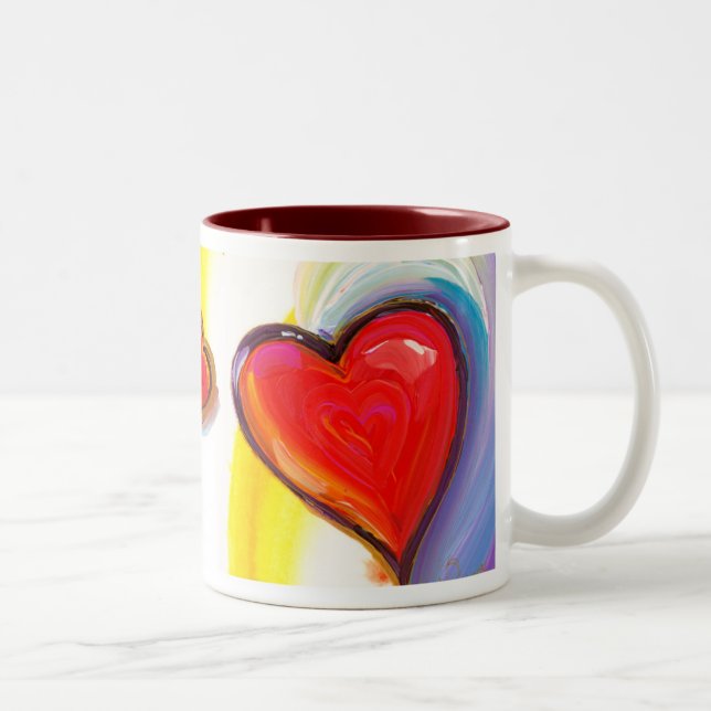 Valentine Heart Mug (Right)