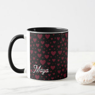 Valentine Heart Pattern Mug