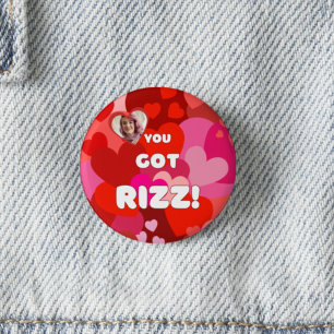 Valentine Heart Pop 1 Inch Round Button