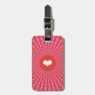 Valentine Heart Pop Luggage Tag