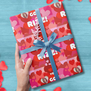 Valentine Heart Pop Wrapping Paper