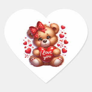 Valentine Heart Stickers
