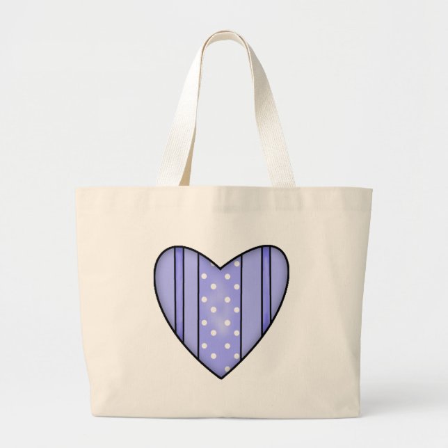 Valentine Heart T-shirts and Gifts Large Tote Bag (Front)