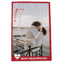 Valentine Heart You Me I Love You Typography Red M