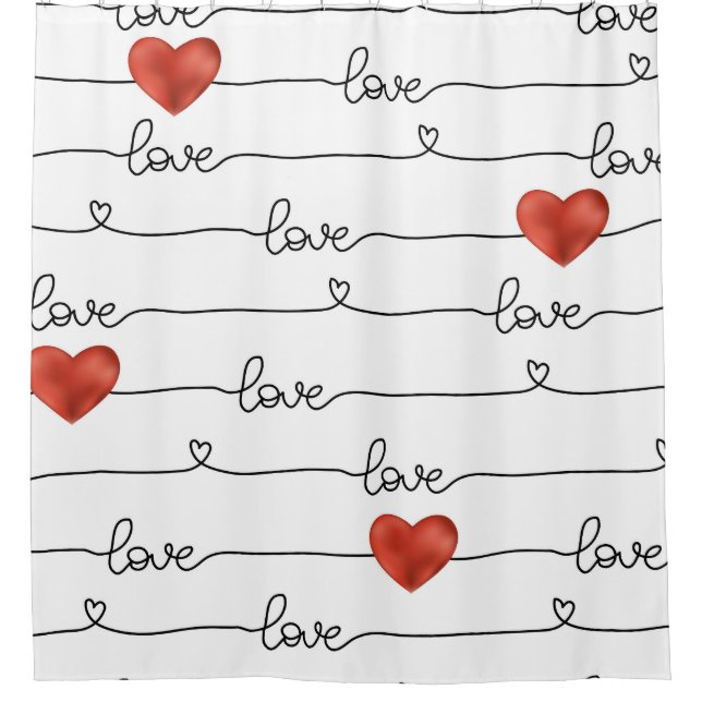 Valentine Hearts: 3D Line Design (Front)