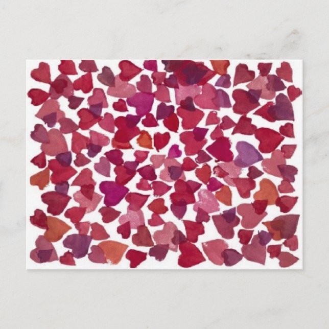 Valentine Hearts - Carte postale (Devant)