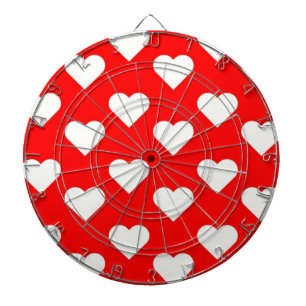 Valentine Hearts Dartboard
