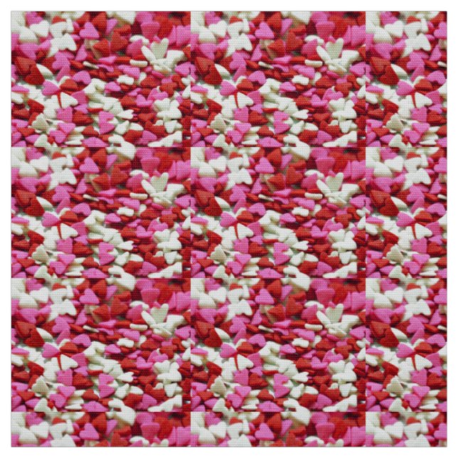 Valentine Hearts Fabric (Swatch)