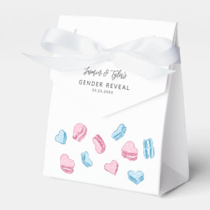 Valentine Hearts Gender Reveal Party Favour Box