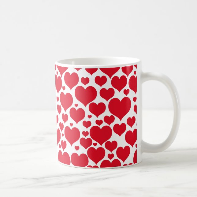 Valentine Hearts Mug (Right)