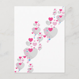Valentine Hearts Postcard