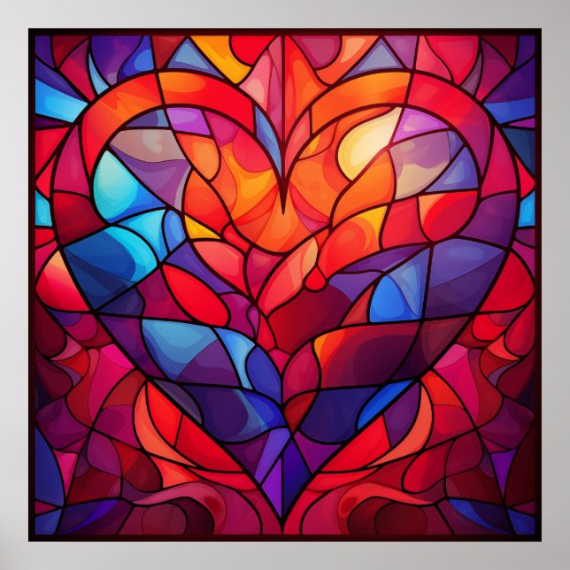 Valentine Hearts Poster (Front)