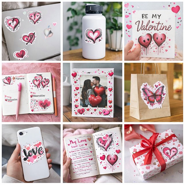 Valentine hearts set (Creator Uploaded)