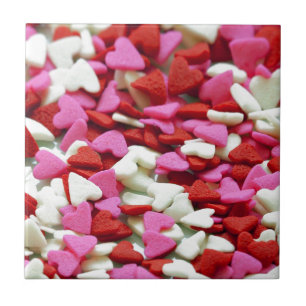 Valentine Hearts Tile
