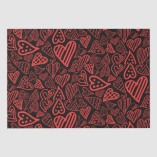 Valentine_hearts tissue paper - gift wrap