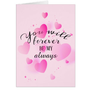 Valentine Hearts with Love Quote