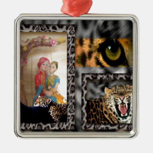 Valentine Hero Metal Ornament