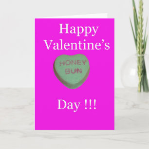Valentine Honey Bun Holiday Card