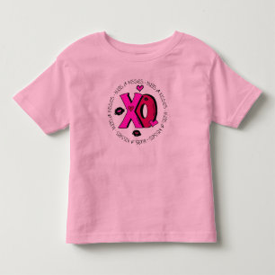 Valentine Hugs and Kisses Toddler T-shirt