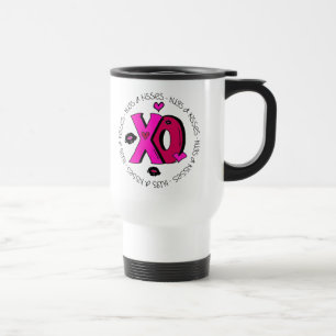 Valentine Hugs and Kisses Travel Mug