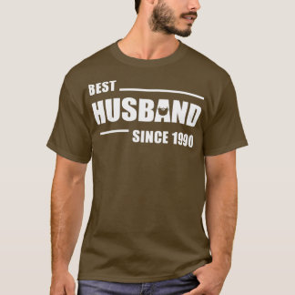 Valentine Husband Gifts Best Husband Since 1990 T-Shirt