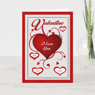 Valentine - I Love You Holiday Card