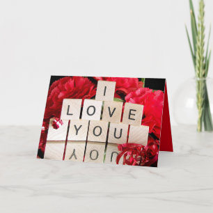 Valentine I Love You With Joy Reflection Card