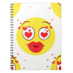 Valentine kiss Emoji Notebook