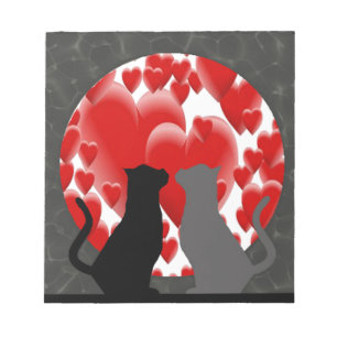 Valentine Kitties Notepad
