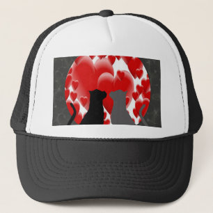 Valentine Kitties Trucker Hat