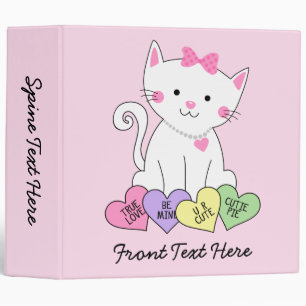 Valentine Kitty Binder