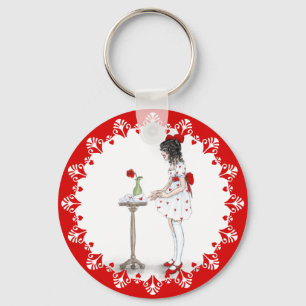 Valentine Letters Keychain