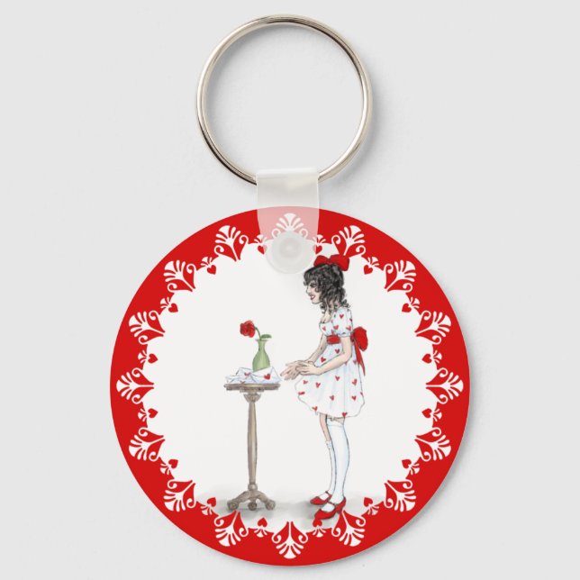 Valentine Letters Keychain (Front)