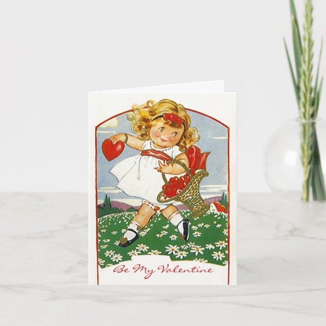 Valentine Livraison fille Valentine's Day Cartes (Devant)