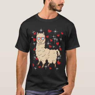 Valentine Llama Llama's Valentine's Day Llama T-Shirt