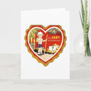 Valentine Lost Holiday Card