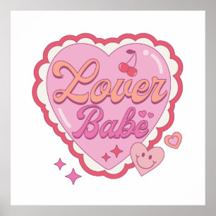 Valentine Love Babe Poster