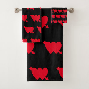 VALENTINE LOVE BATH TOWEL SET