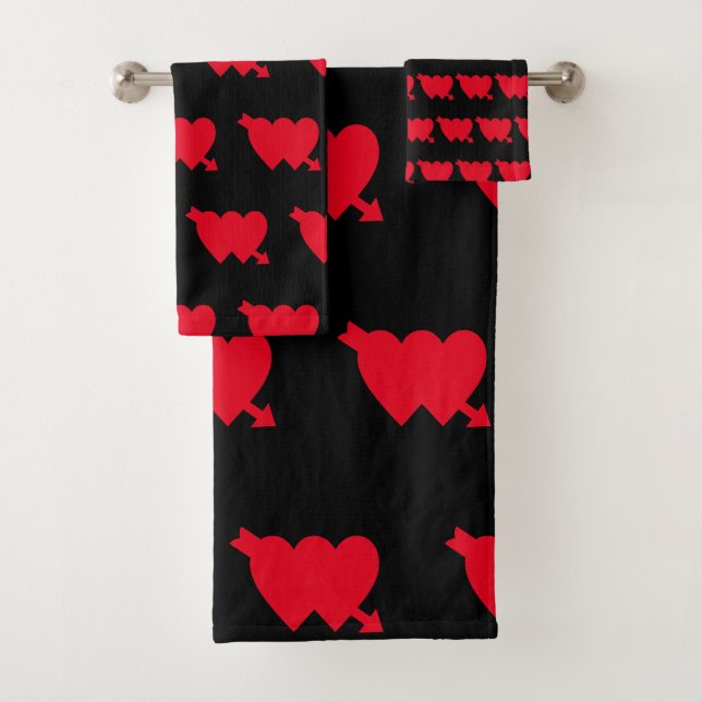 VALENTINE LOVE  BATH TOWEL SET (Insitu)