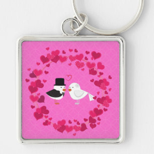 Valentine Love Bird Key Chain 