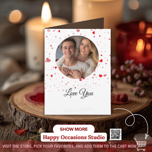 Valentine Love Card   Romantic for Him & Her