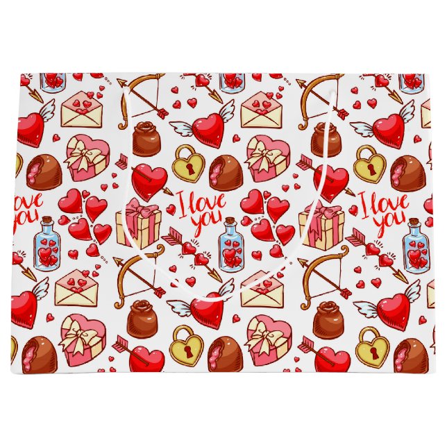 Valentine Love Gift Bag (Front)